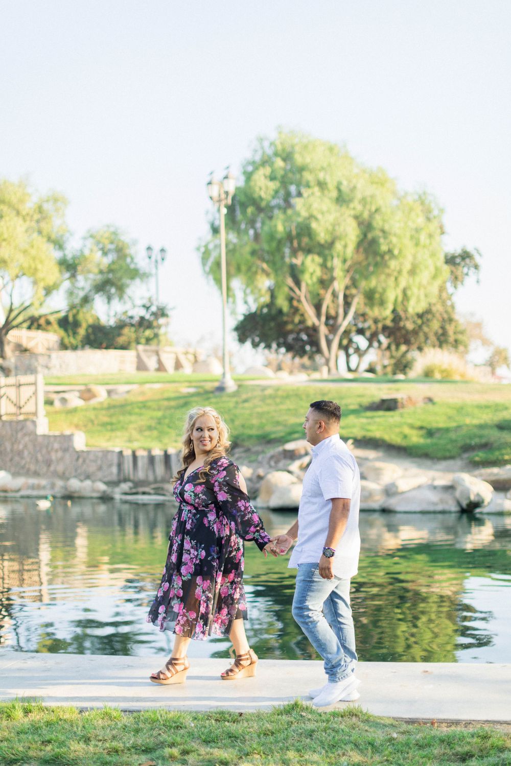 Cerritos Park Engagement Photo Session, Cerritos, CA