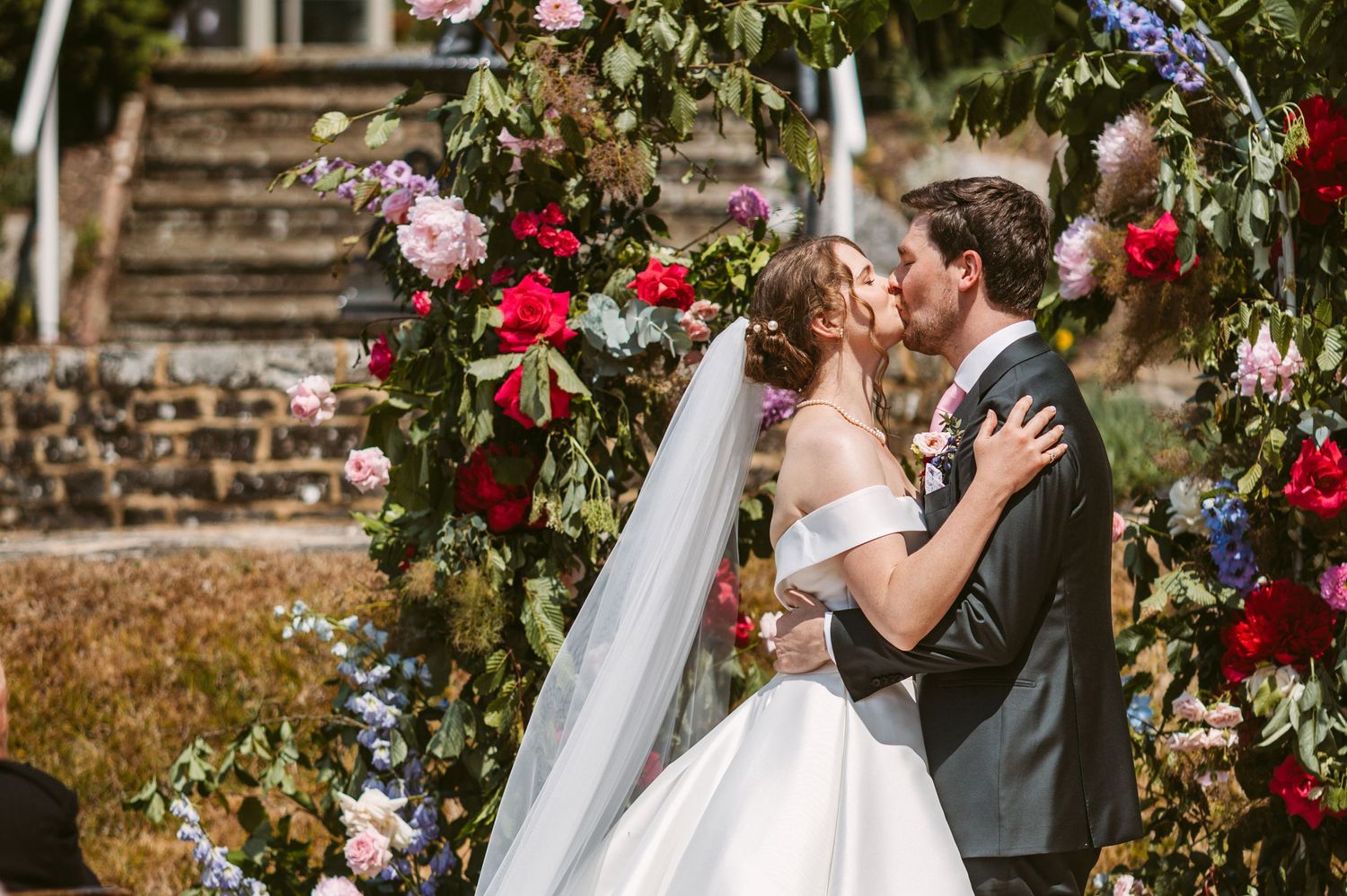 First kiss Remenham Court Henley Upon Thames