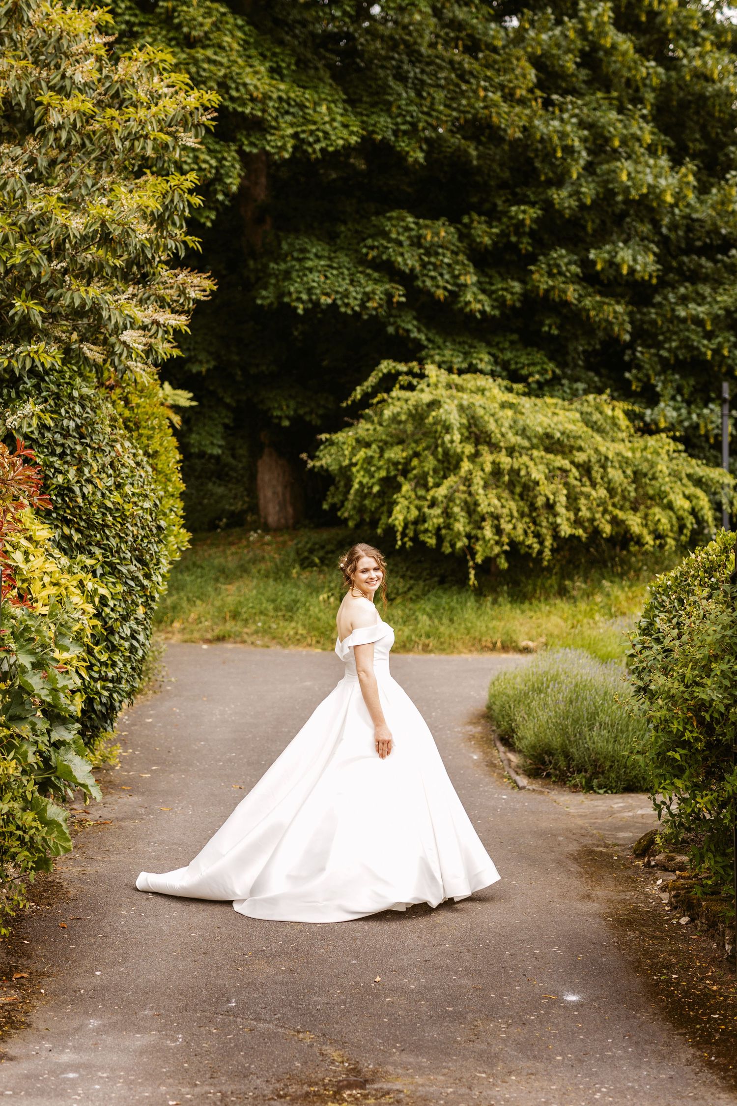 Beautiful bride at Remenham Court Henley on Thames