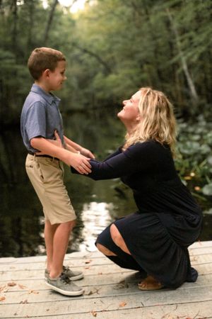 Mom and Young Son - Family Photo Session - St Augustine, FL