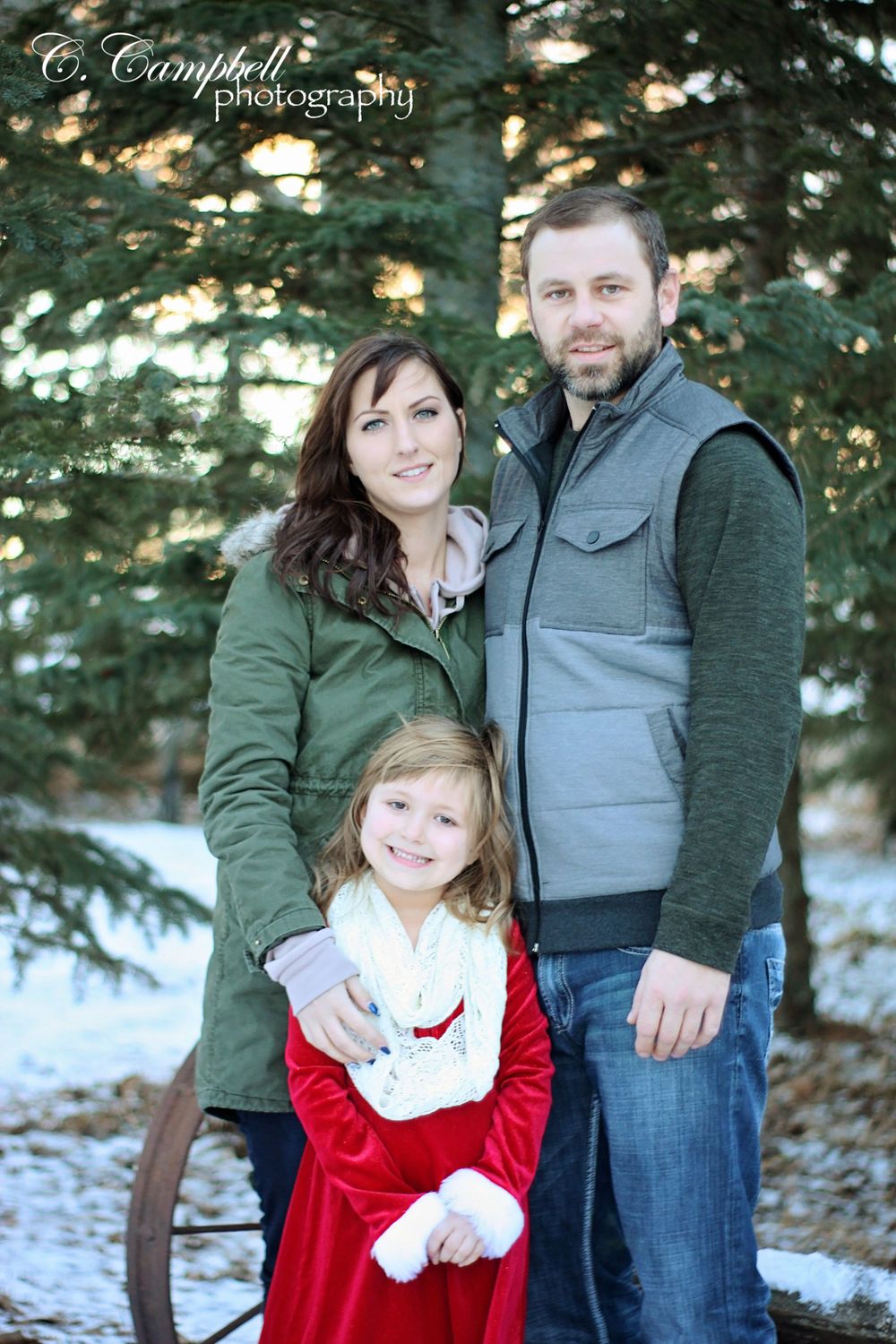 Winter Family Portraits Lloydminster Alberta