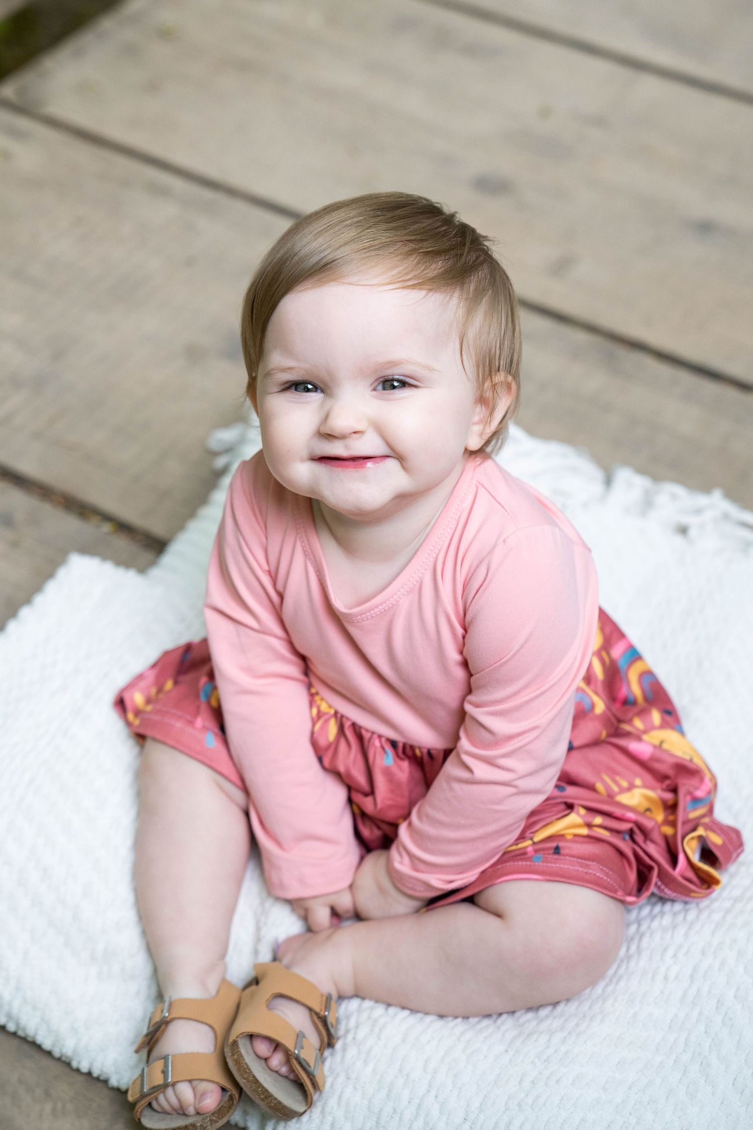 Alex Davis Photography: Cute Girls Baby Portraits On Picnic Blanket In Beaverton, Oregon