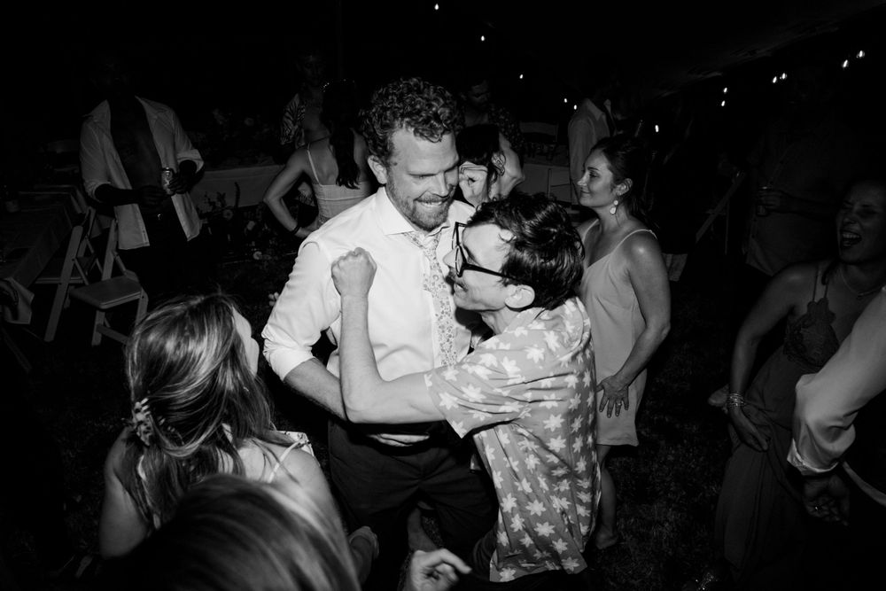 Party guests shared laughs and inside jokes with Matt