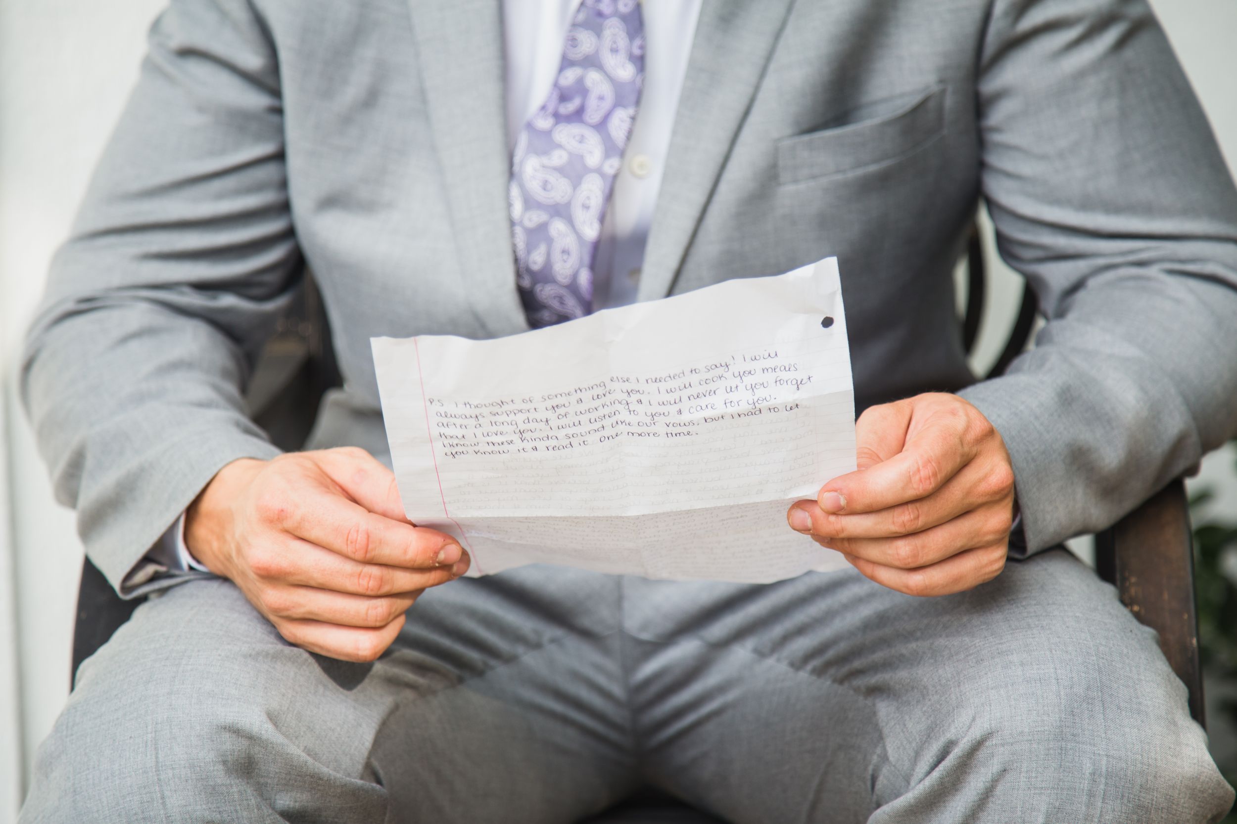 Wedding letter