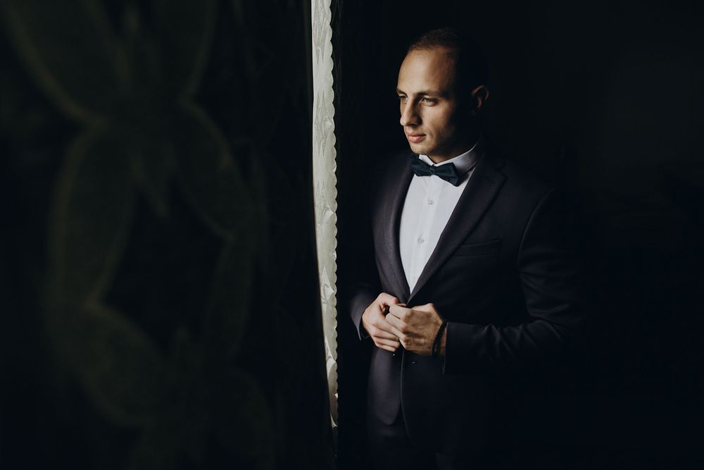 Choosing the Groom's Suit Brad Hall Studios