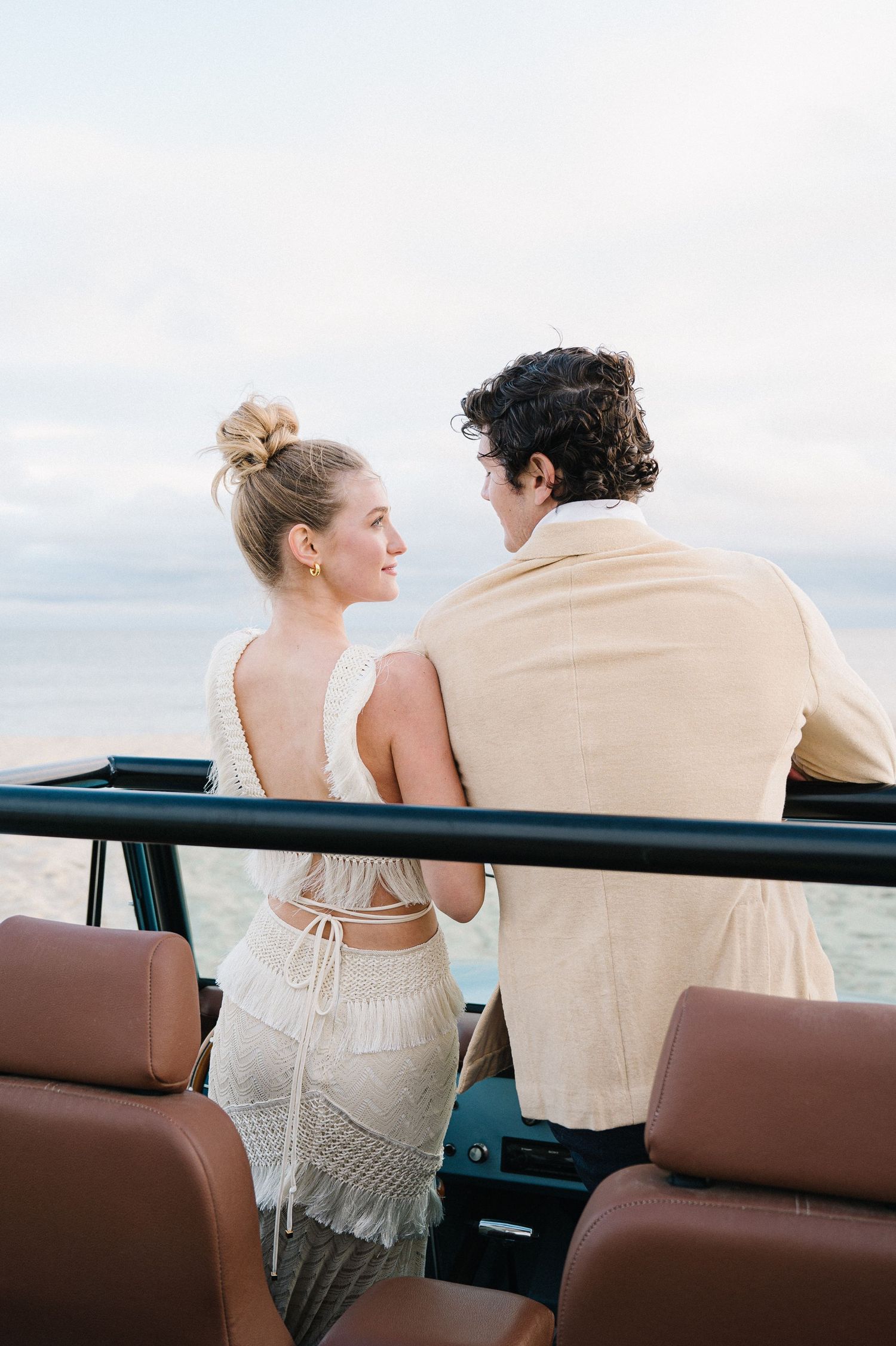 Modern Nantucket Island Pre-Wedding Beach Session | Candace Sims New England Luxury Fine Art Wedding Photographer