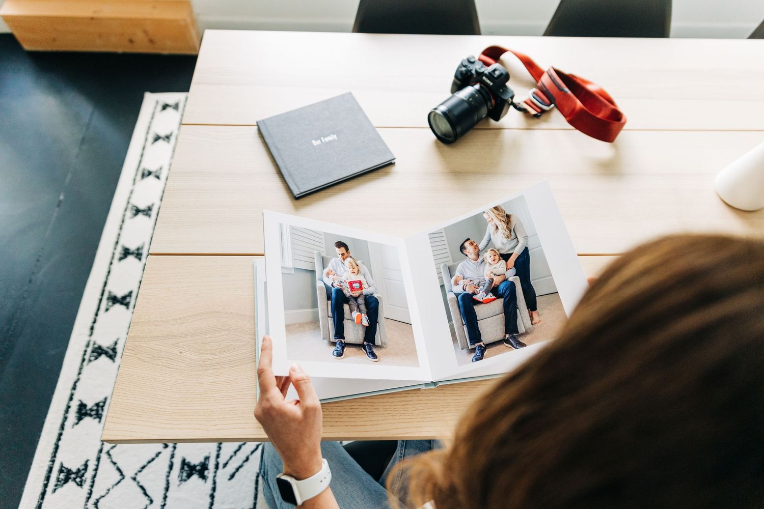 branding images of a photo album by Miller's Labs