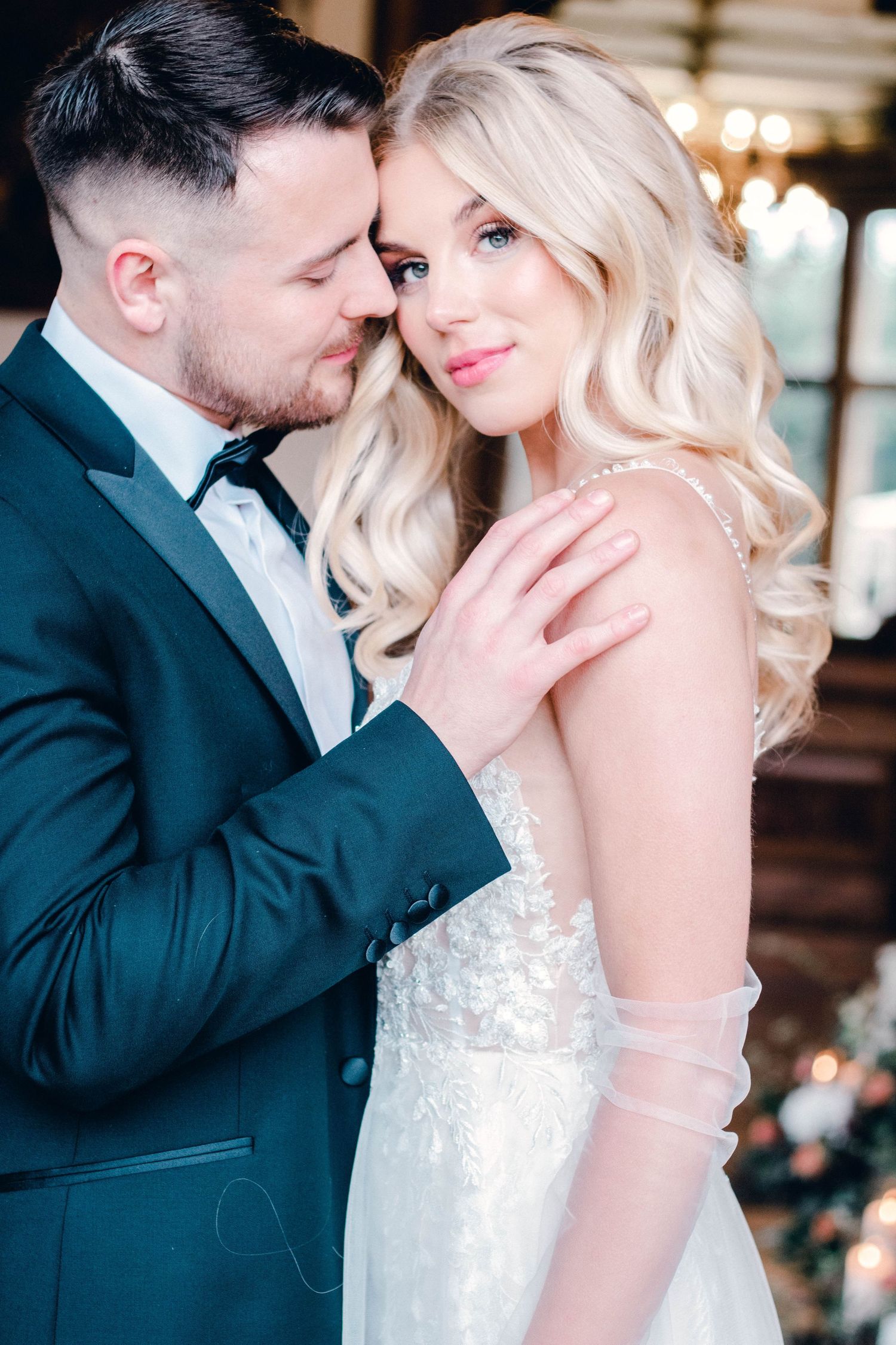 instagram worthy romantic wedding portrait