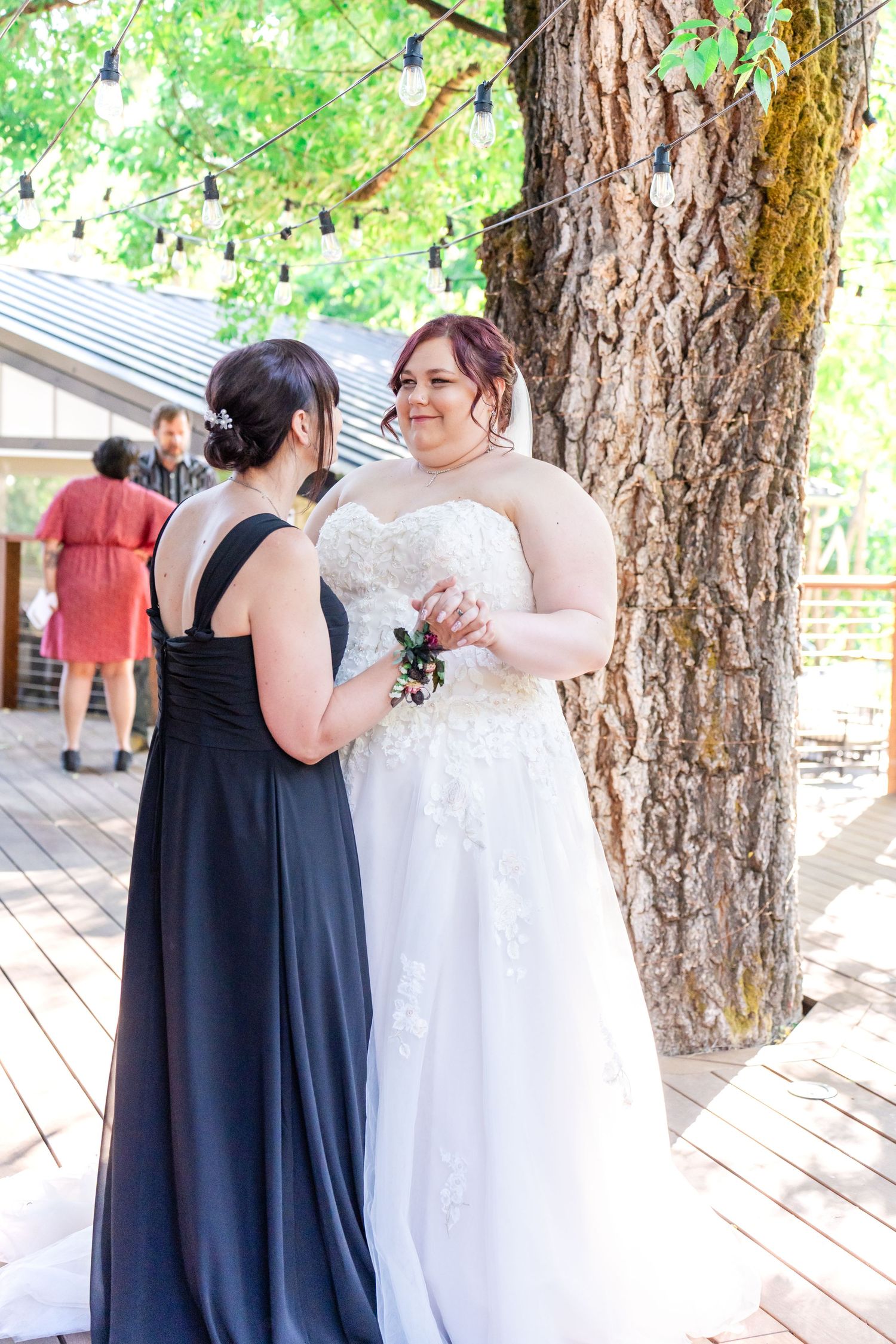 bride dances with her mom
