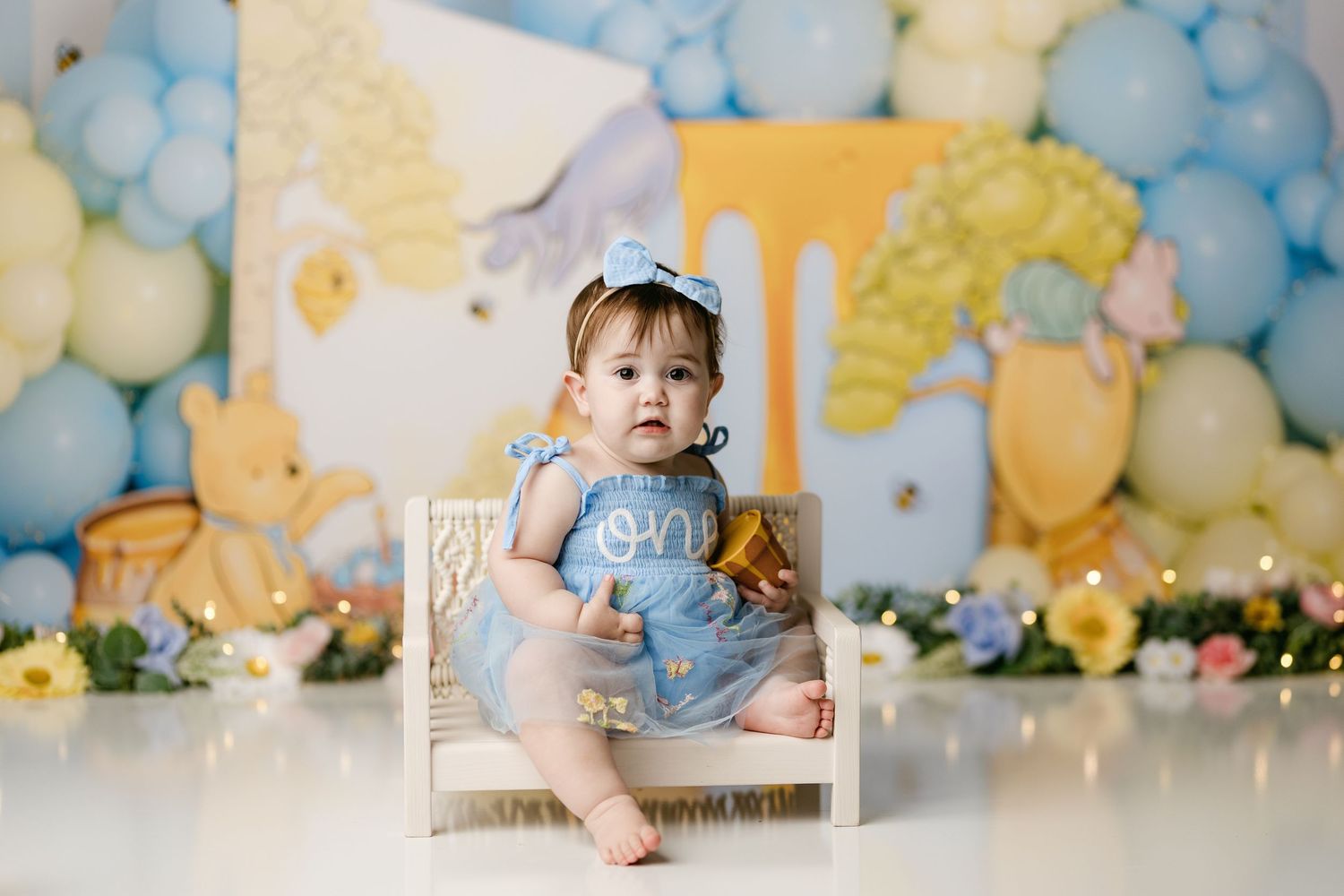 baby smash cake photography