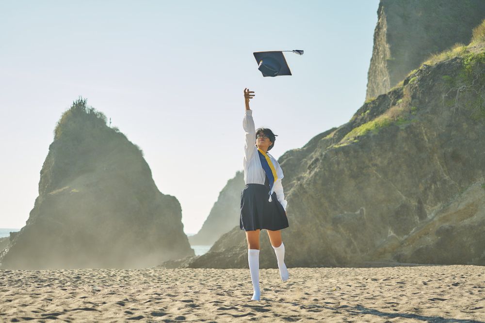 foto sesión de graduada en San Lorenzo, Manta, por Leiberg Santos