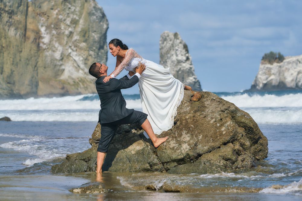Sesión bodas de plata en la playa de San Lorenzo, Manta, por Leiberg Santos