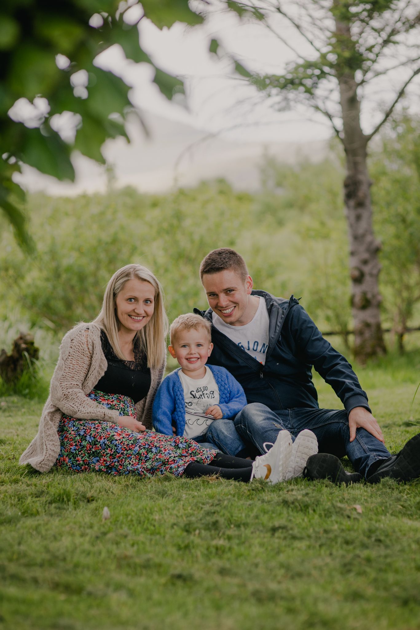 Børnefotografering med forældre