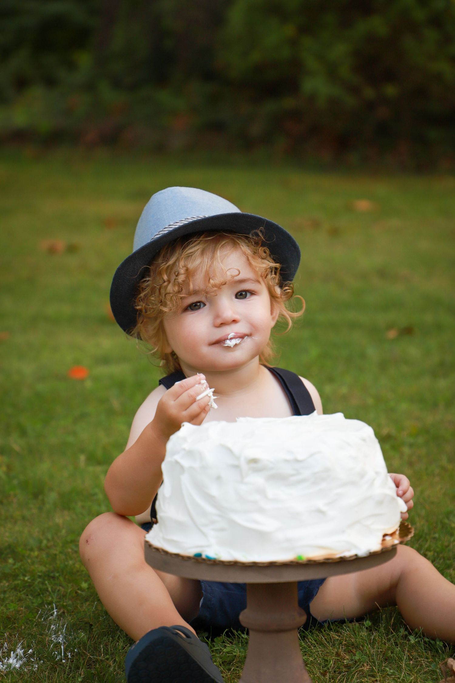 first birthday smash cake children