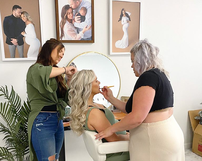 Cleveland Hair & Makeup for Maternity & Newborn Photographer