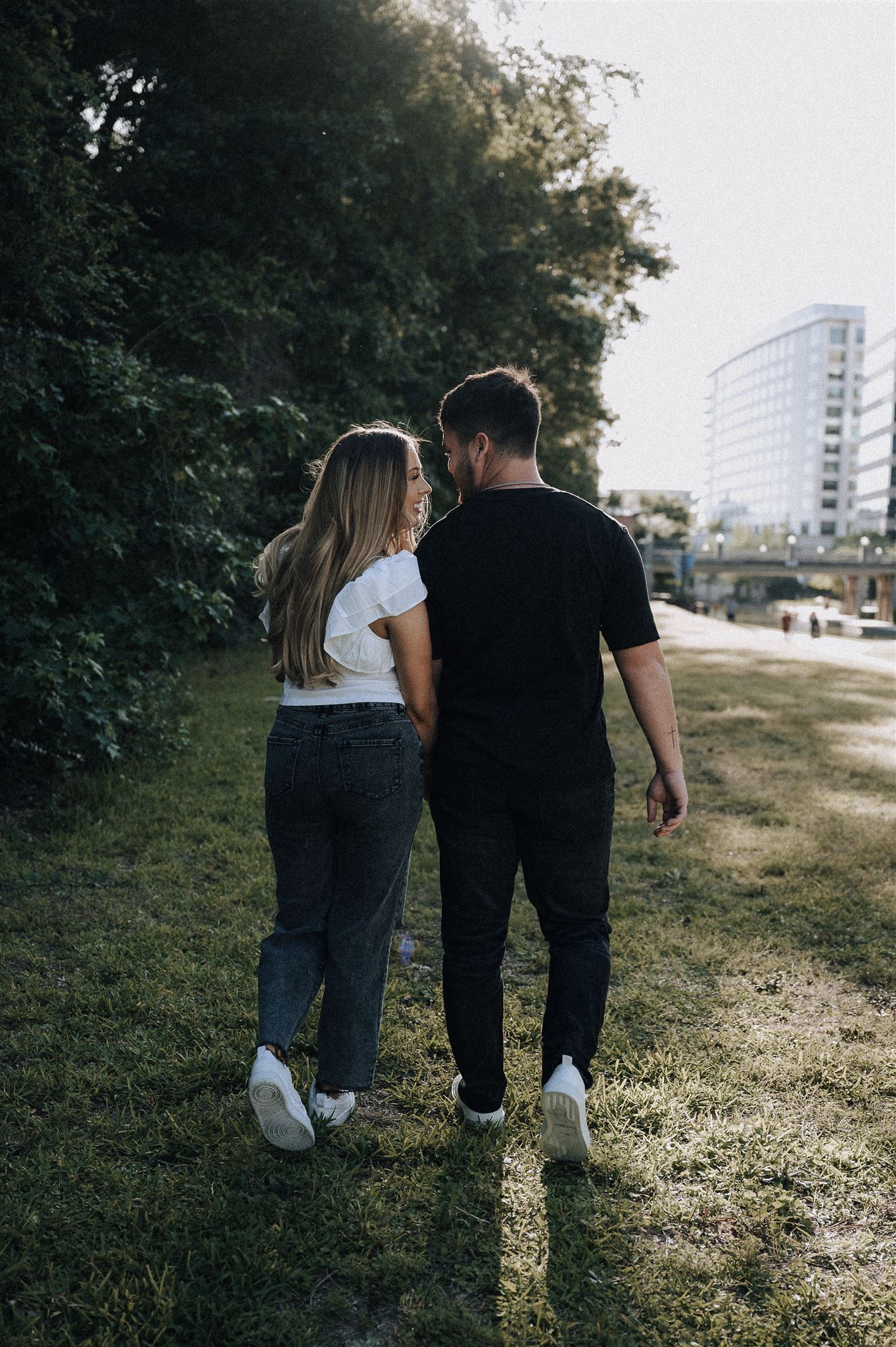engagement photography session in The Woodlands, Tx