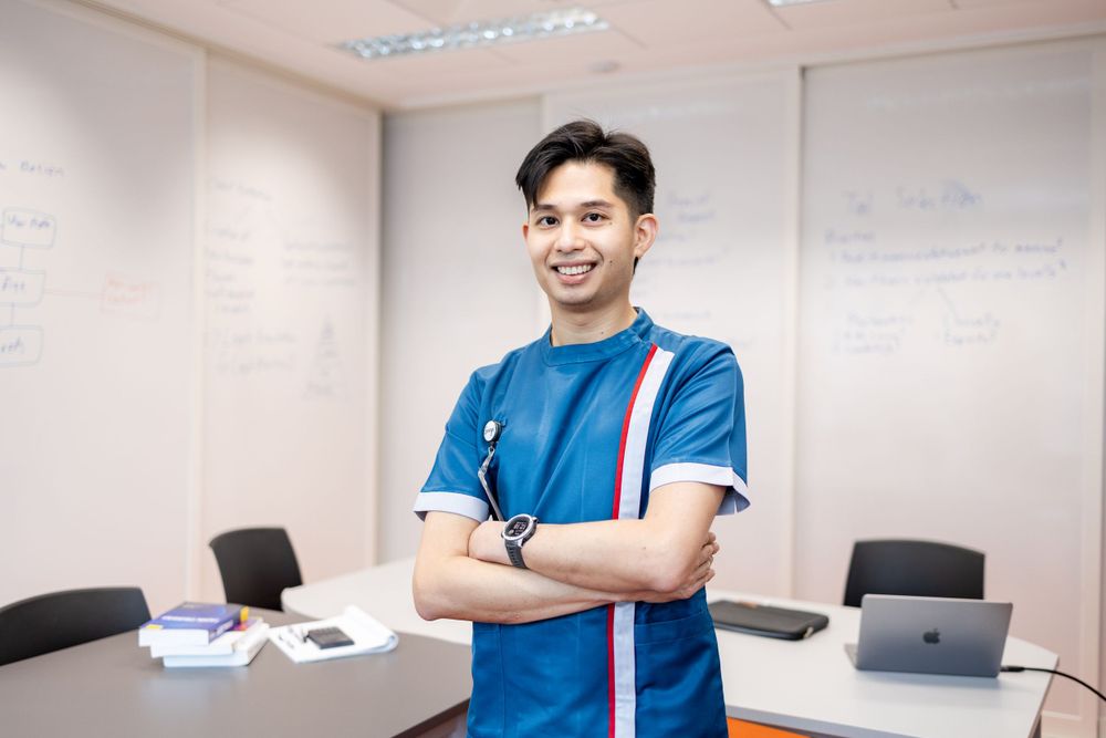 Glass George Frederick Jr. - a MOHH scholar and Nurse Researcher at Tan Tock Seng Hospital.
