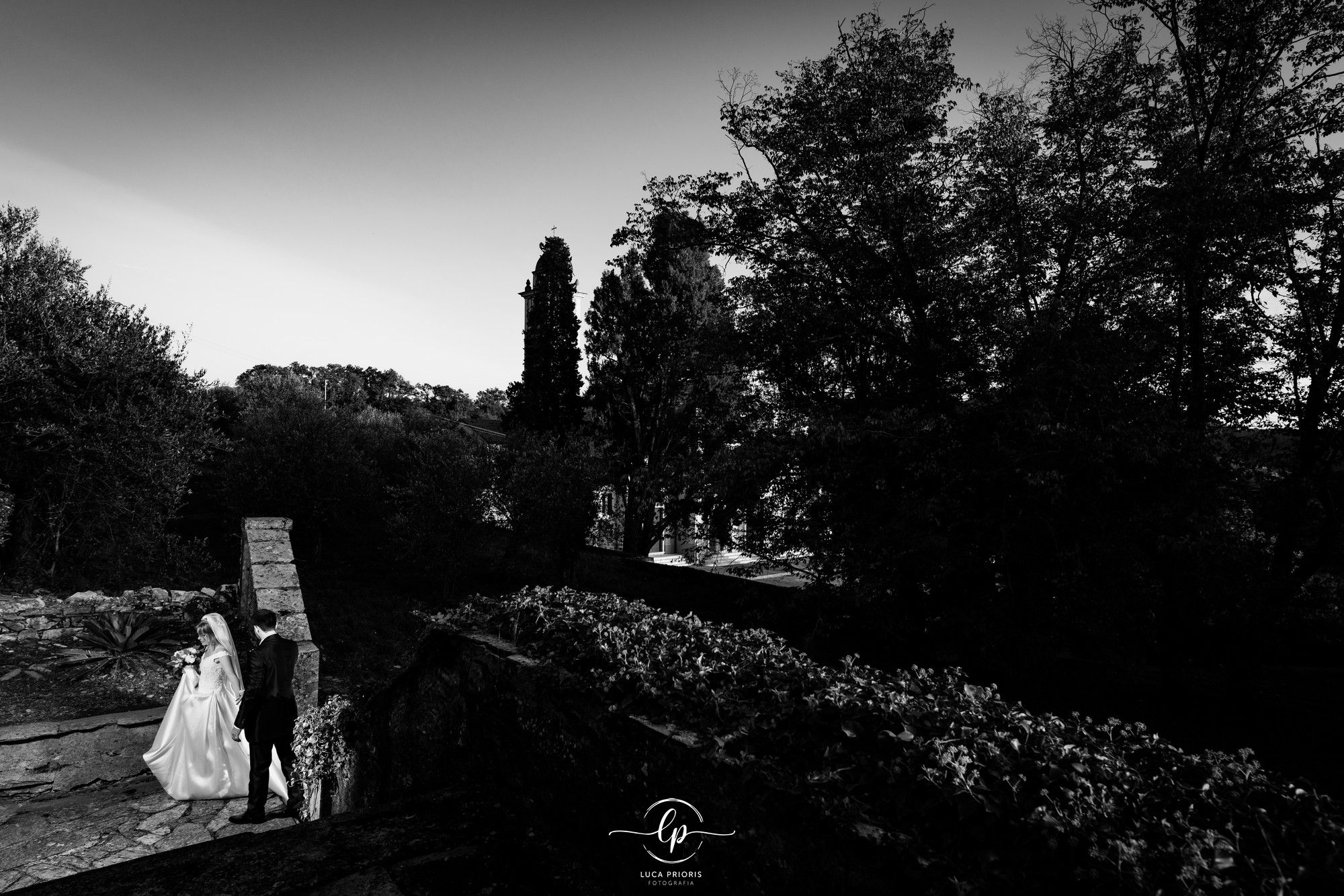 sposi nel parco di sestri levante