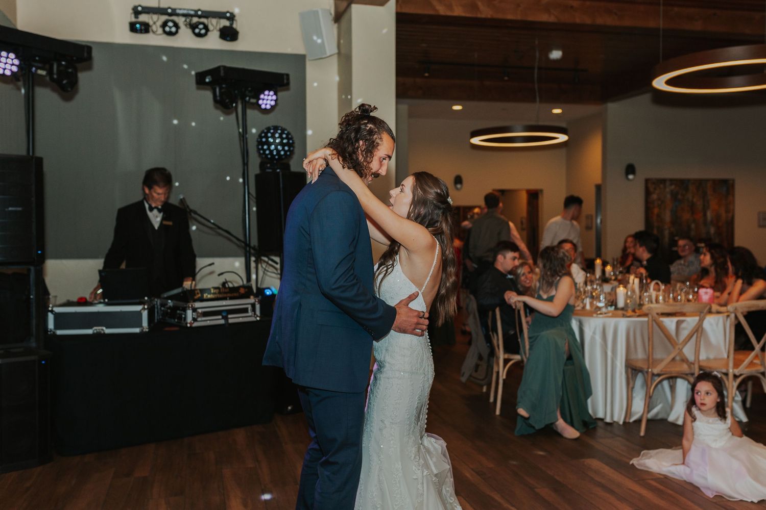 Bride and groom first dance Estes Park, CO
