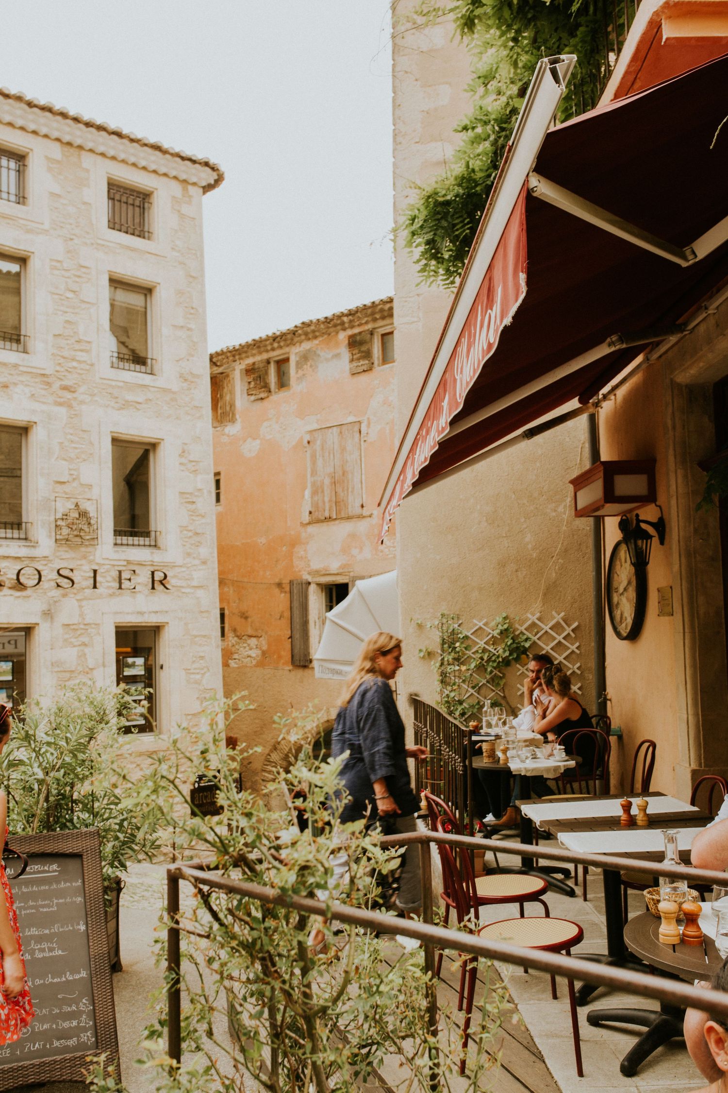 Photograph of quaint South of France village: A captivating view of a charming, historic town by Seattle travel photographer