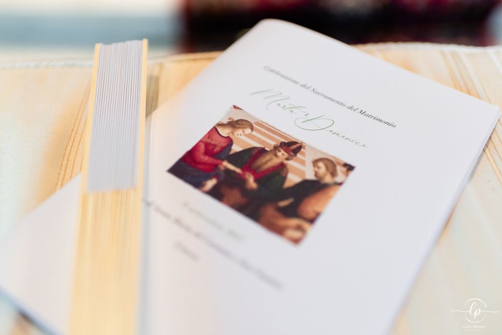 il libretto della cerimonia