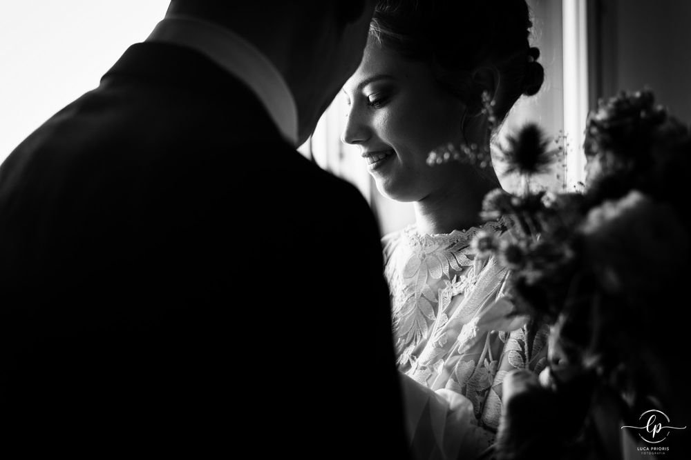 la sposa con il papà