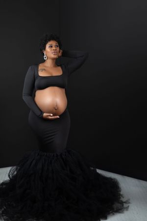 black mom maternity session Bloomfield nj