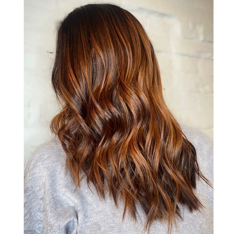 Brown Balayage done by Angelis