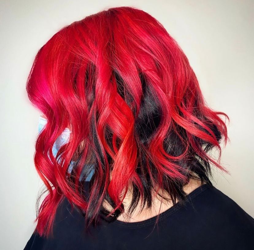 Red Color Block