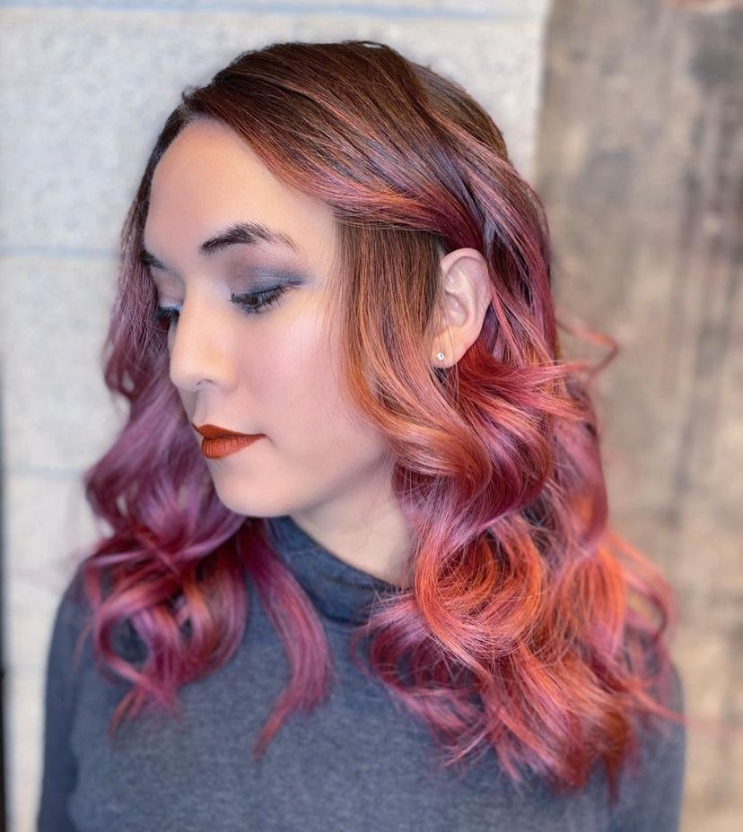 Pink Balayage.