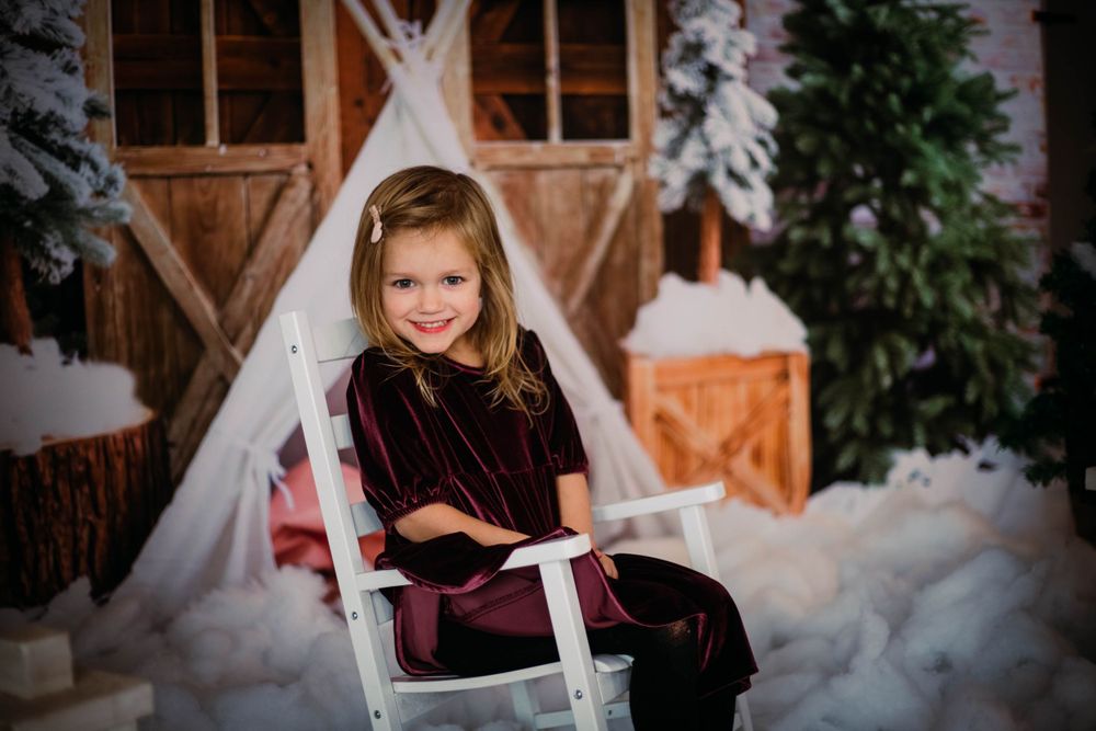 children, winter mini session