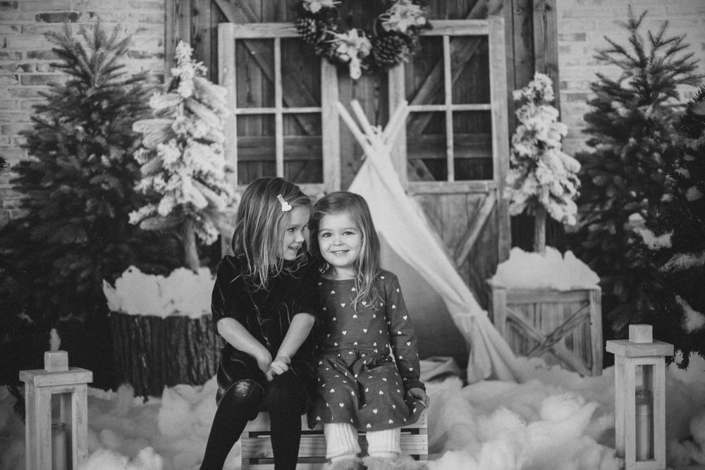 children, winter mini session