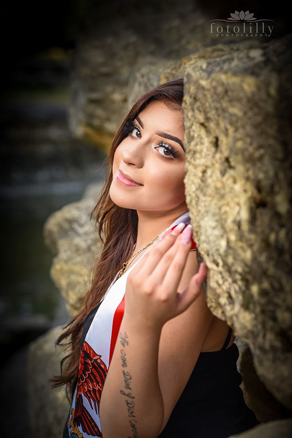 Maritza's Senior Photography Session at Airfield Falls Trails Fort Worth fotolilly photography senior portrait packages