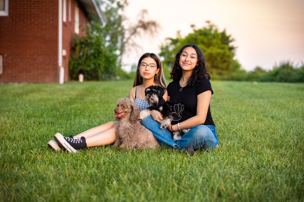 Teenager photoshoot. BFF photoshoot. Pet photoshoot. Lifestyle photography.