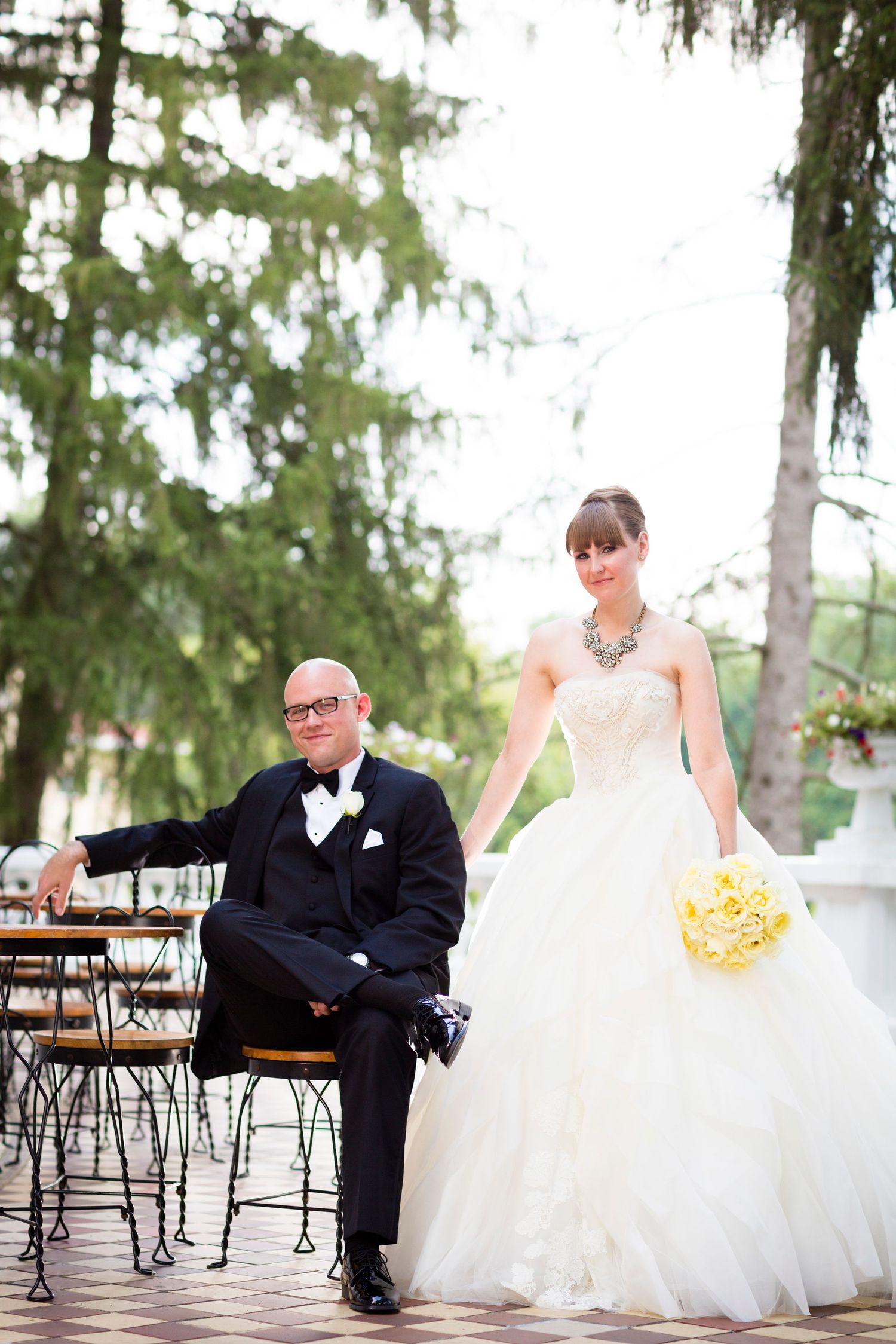 Amazing wedding with tons of details at West Baden Hotel with Mon Amie Events