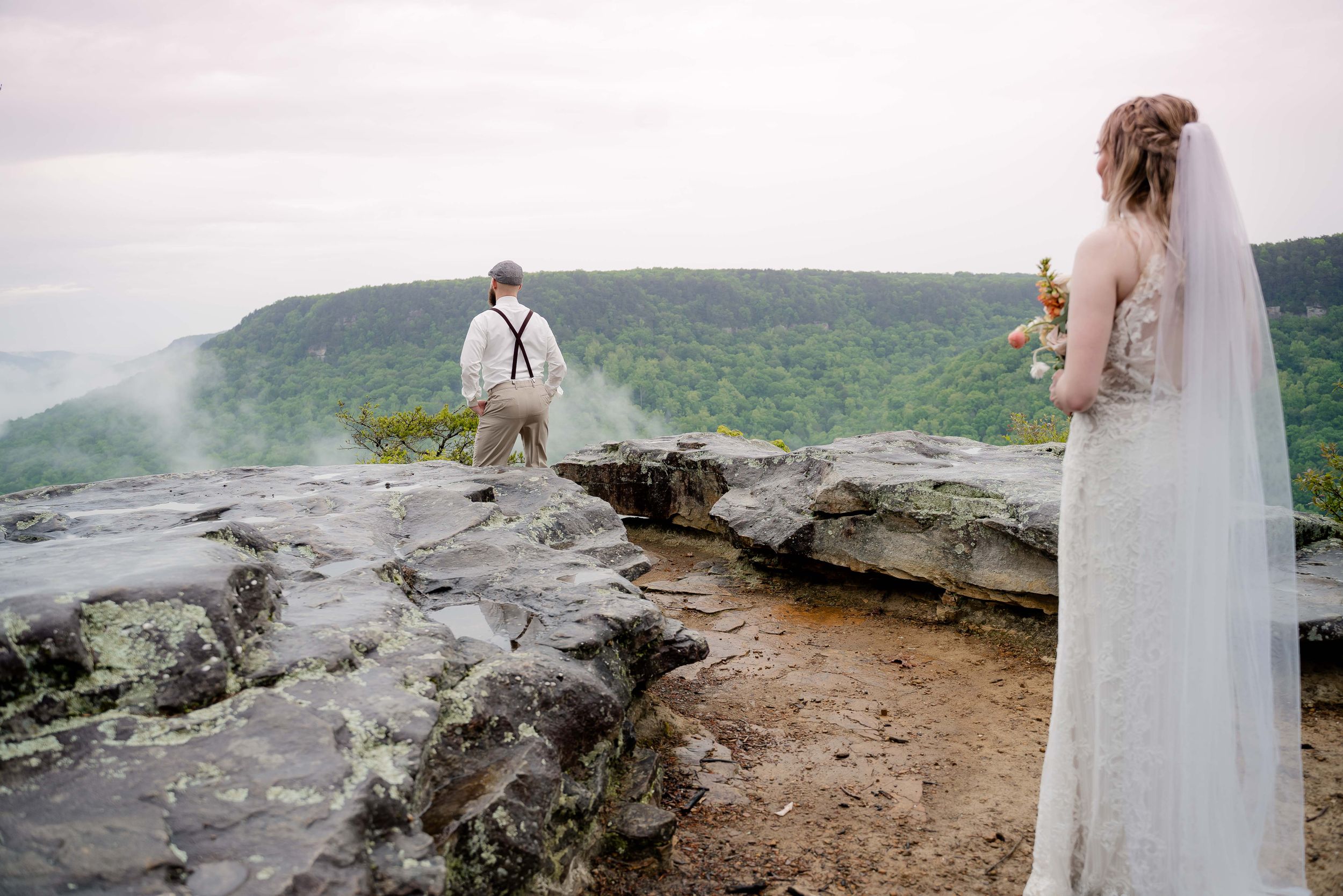 Elopement in Tennessee Fall Creek Falls Mandy Kline Photography