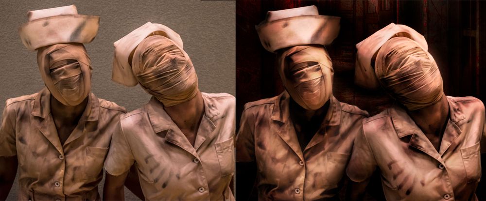 Silent Hill, nurses, cosplay, photography, outdoors, comicon, phoenix, az, big click energy, sdcc, san diego