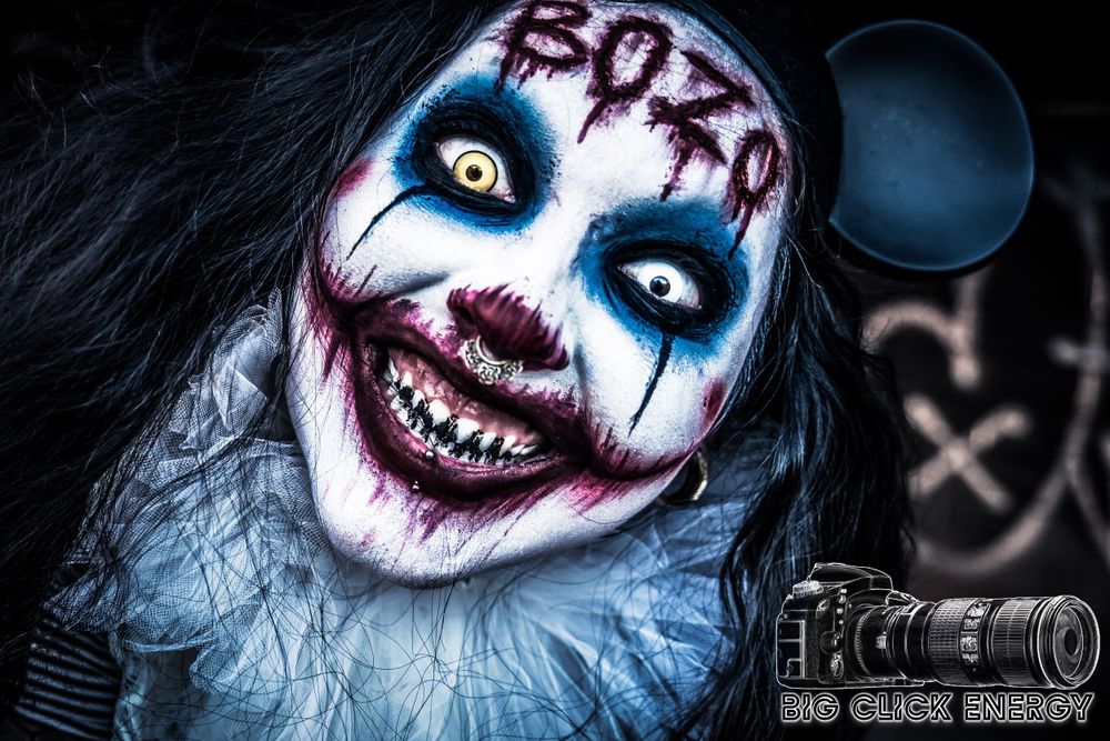 horror, clown, halloween, cosplay, photography, outdoors, comicon, phoenix, az, big click energy, sdcc, san diego