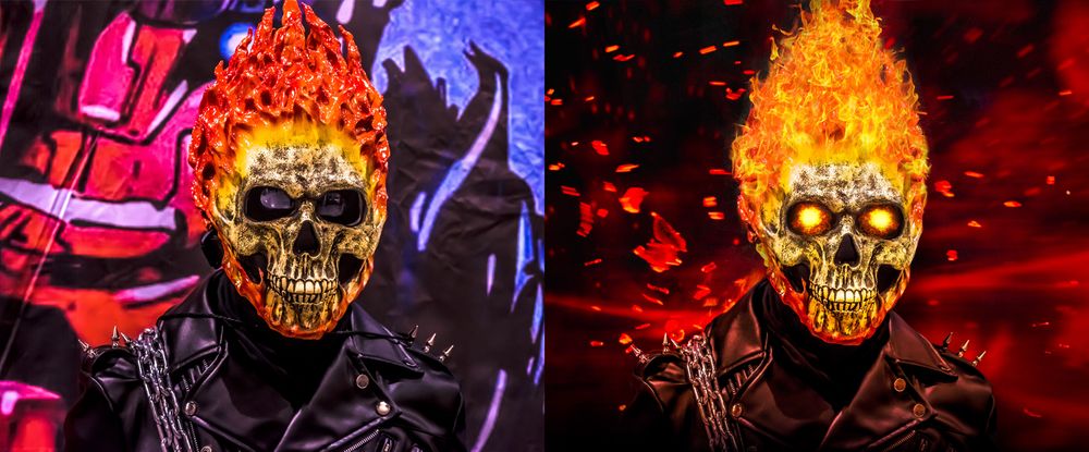 marvel, ghost rider, cosplay, photography, outdoors, comicon, phoenix, az, big click energy, sdcc, san diego