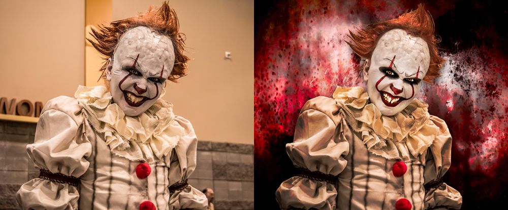 horror, IT, clown, cosplay, photography, outdoors, comicon, phoenix, az, big click energy, sdcc, san diego