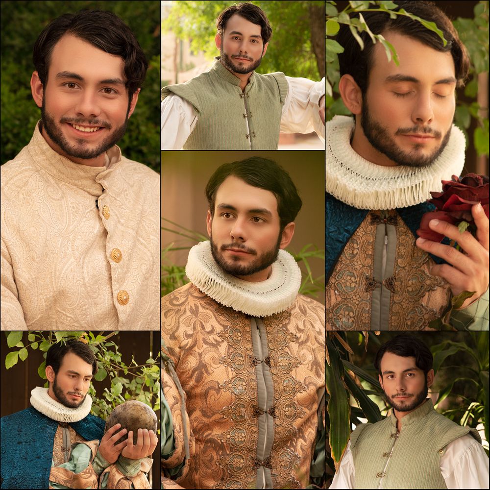 Shakespeare cosplay photographed outdoors at Comicon in Phoenix, AZ, captured by Big Click Energy