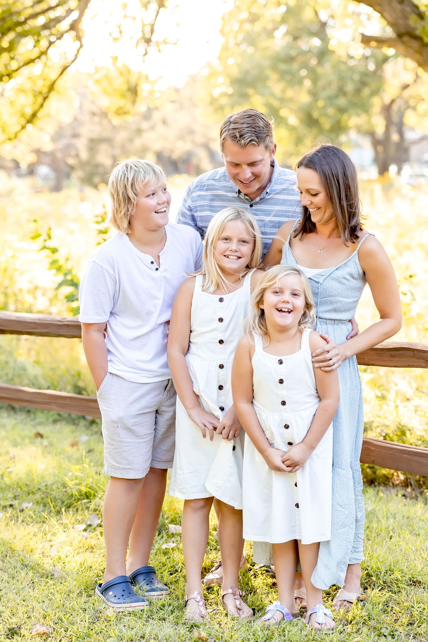 Clear Lake Iowa summer family photography session at the beach.