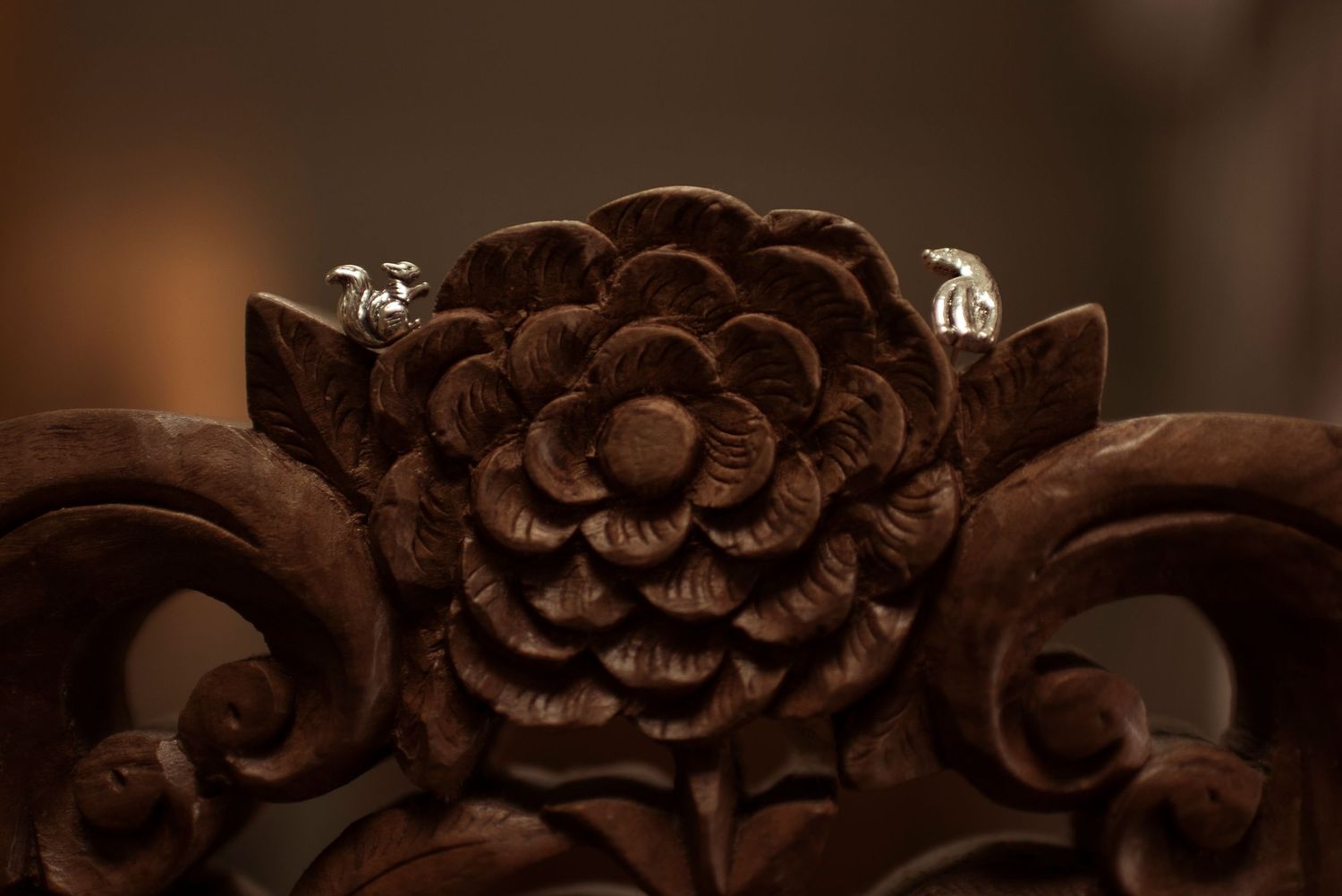 bridal earrings, close up detail