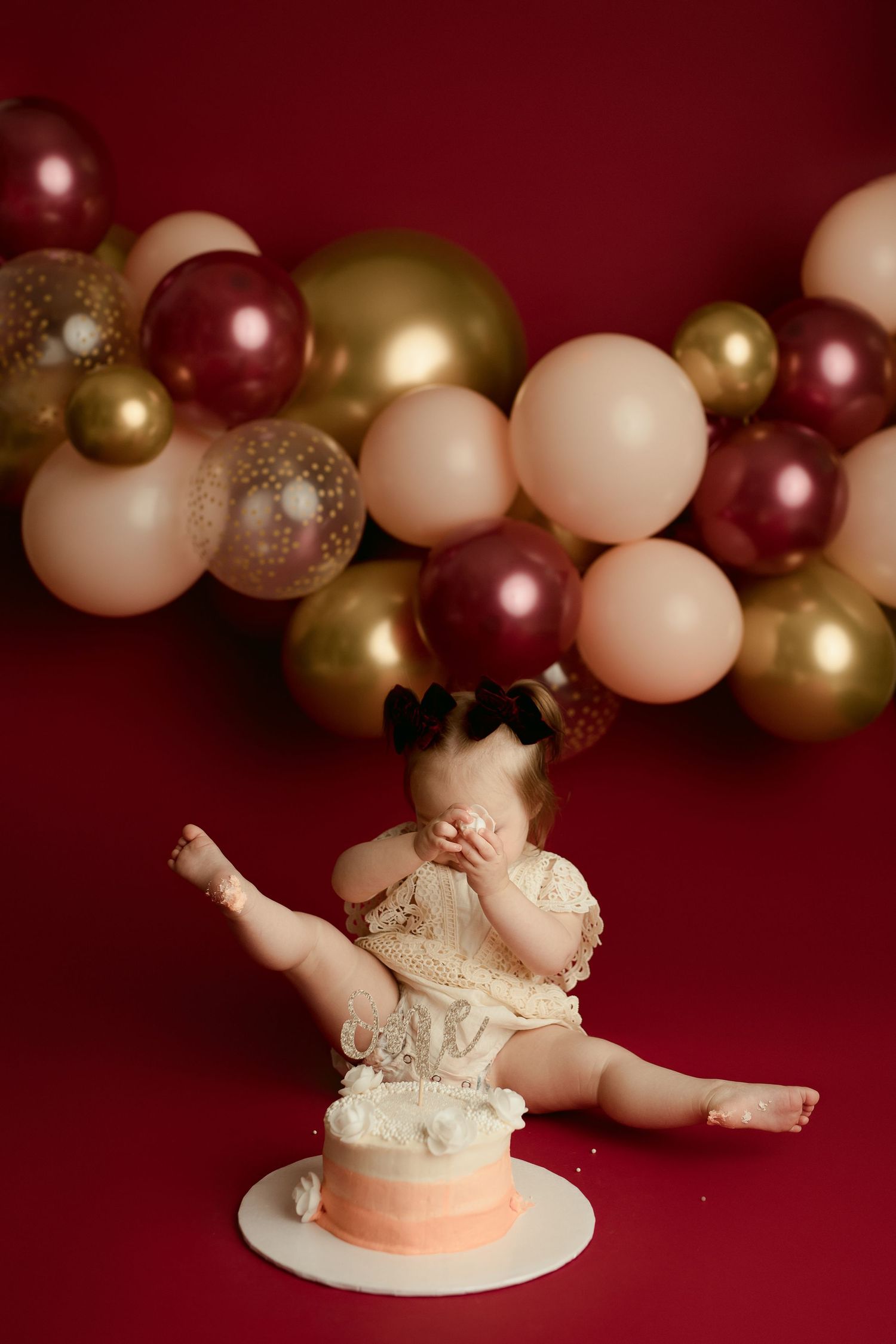 Wichita cake smash photographer, Wichita baby photographer, baby portraits near me