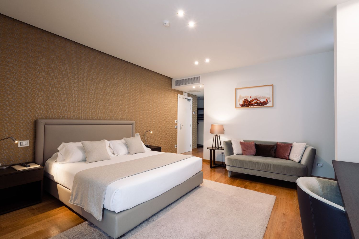 Servizio fotografico di interni per strutture ricettive Hotel Michelangelo quattro stelle Carrara