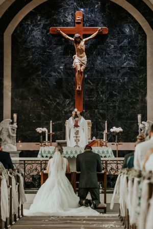 Rockford IL Catholic wedding photographer