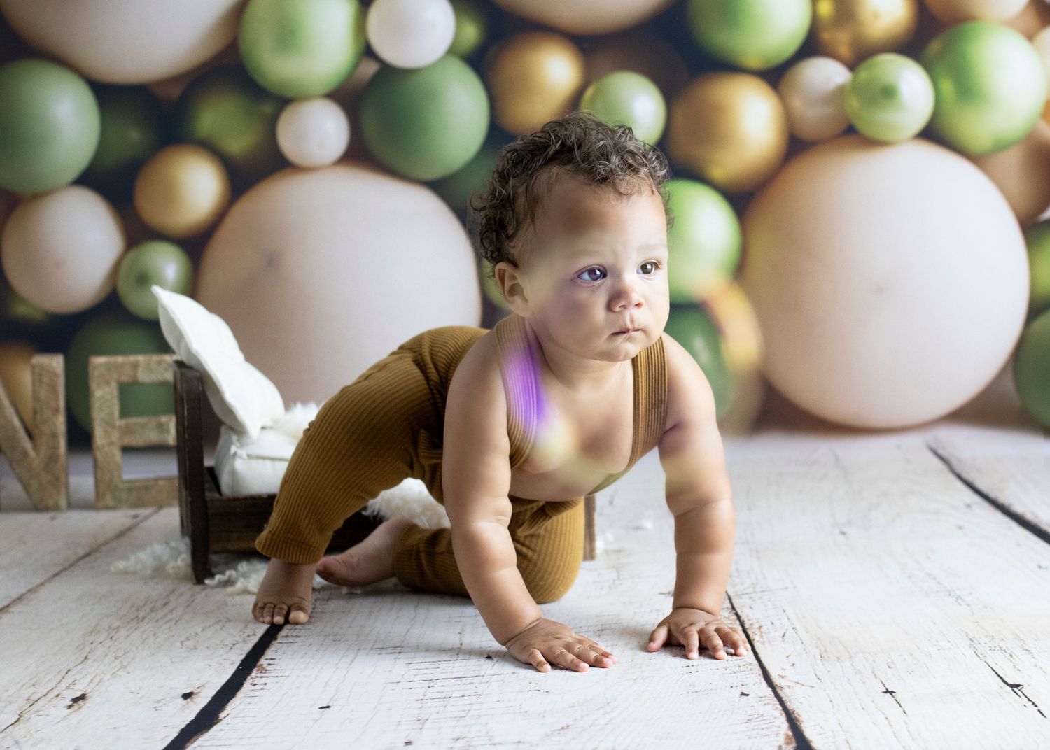 One Year Milestone Photographs - Cake Smash