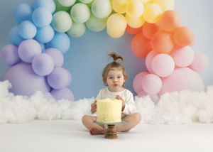 One Year Milestone Photographs - Cake Smash