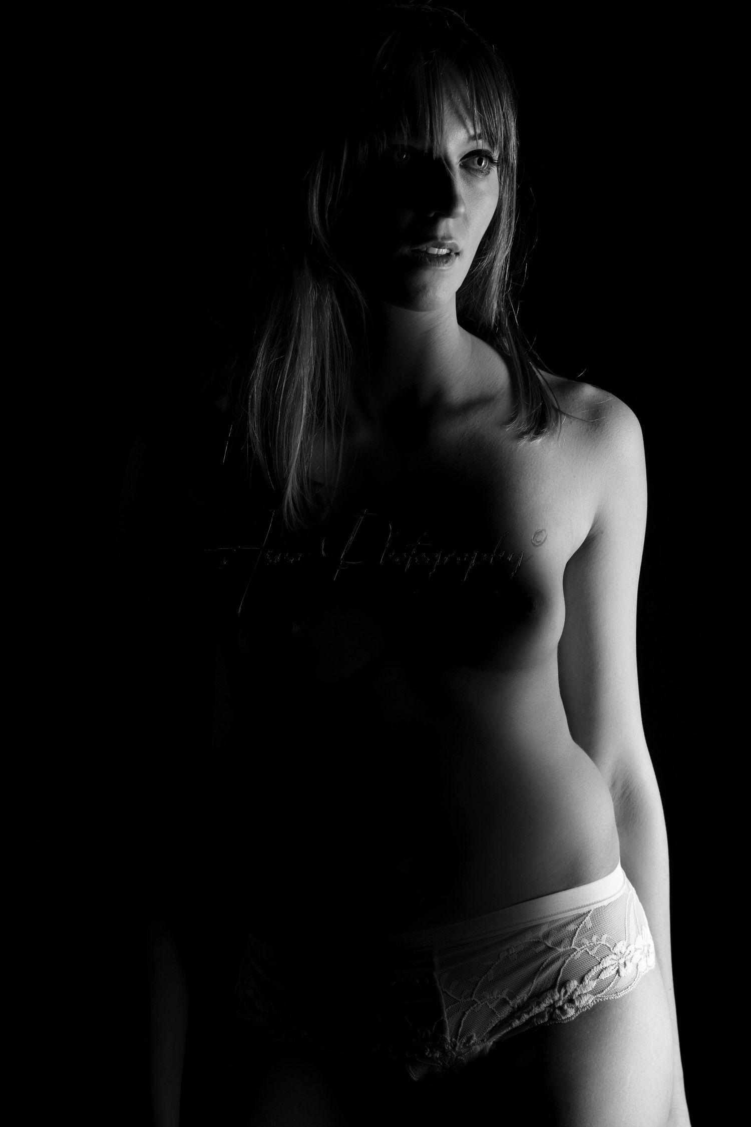 boudoir photo taken by private photographer