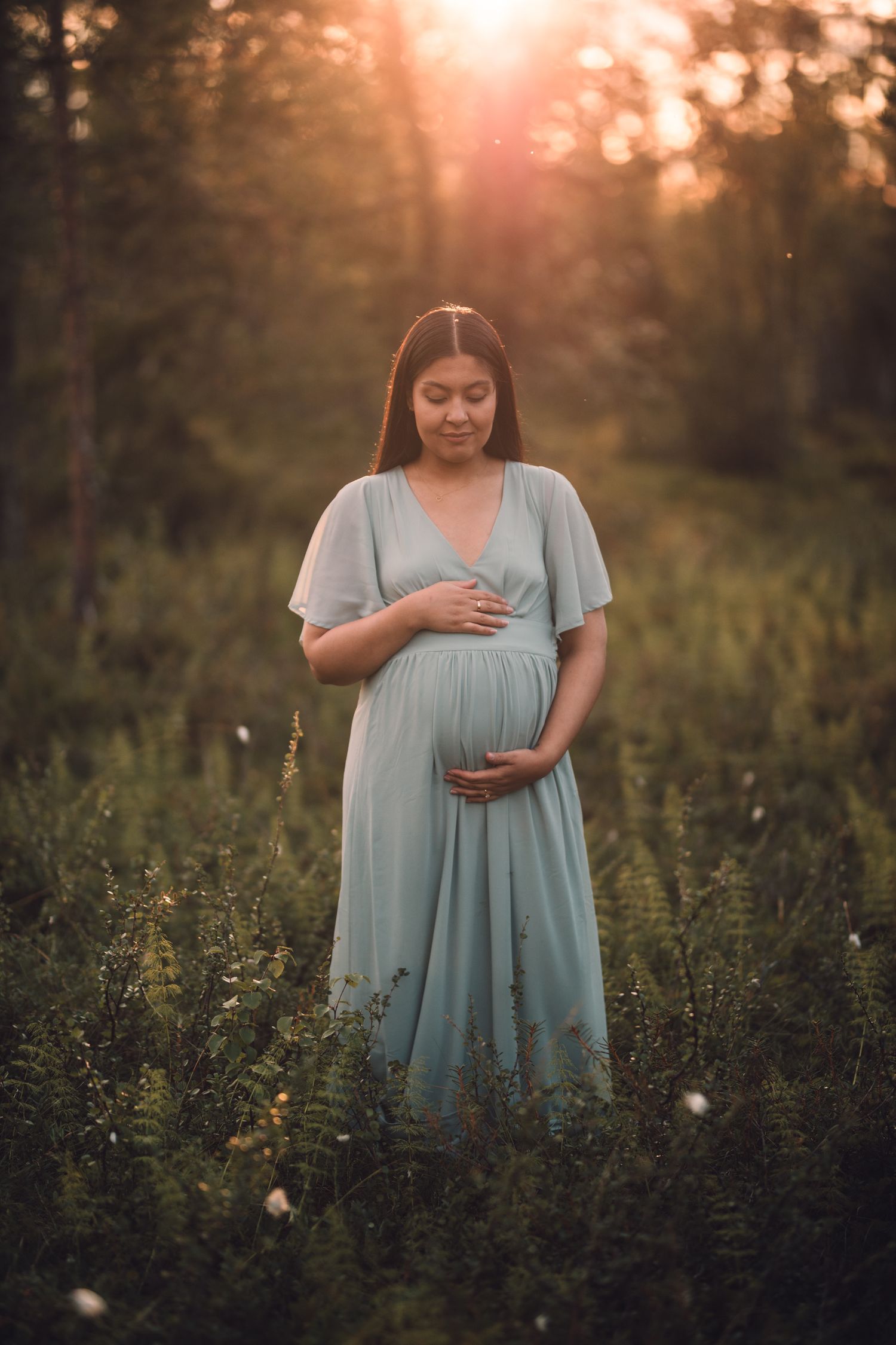 Gravidfotografering Gällivare Fotograf Norrbotten